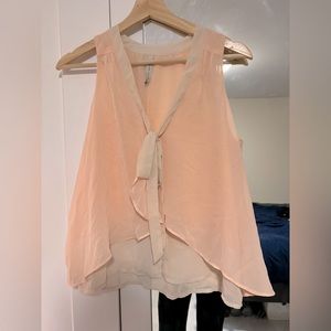 Delicate peach blouse